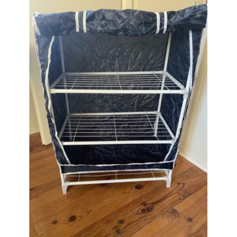 Kastje camping blauw wit 35 diep 60 breed