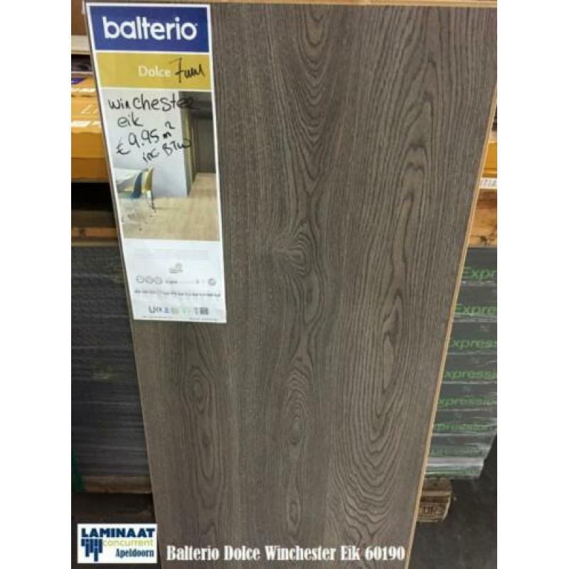 Laminaat Dolce Winchester Eik 60190 Kleur Grijs €8,25p/m2