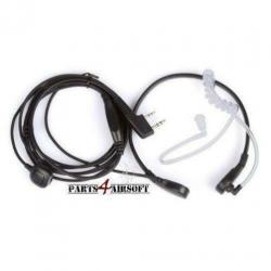 Earpiece & Throat microphone keelmicrofoon | Parts4Airsoft 4