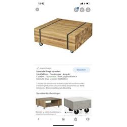 Hout salontafel singa trendhopper