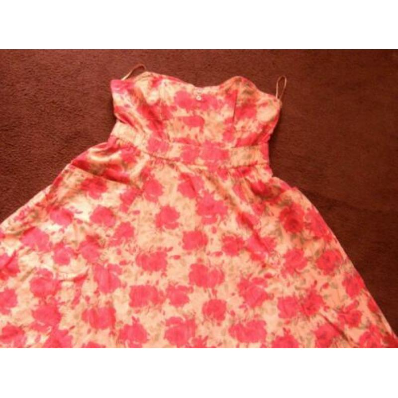 Prachtige H&M Strepless jurk maat 40