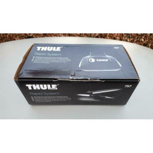 Thule Rapid System 757 voetset +draagstangen i.z.g.s. oa V70