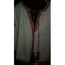zara blouse tuniek maat m ibiza boho style