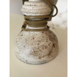 Mooie lamp houten voet incl kap