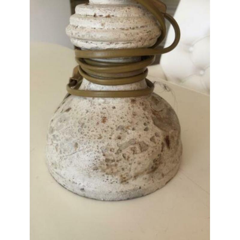 Mooie lamp houten voet incl kap