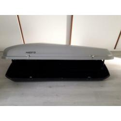 TE HUUR, dakkoffer Hapro Roady zilver, 450 liter