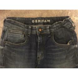DENHAM Junior spijkerbroek met knoop elastiek lange benen