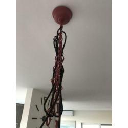 Roze rode eettafellamp hanglamp HKLiving Factory L