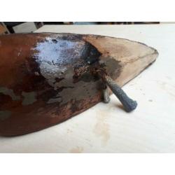 houten lokeend erg oud
