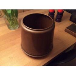 Koperen ketel. Zie foto’s. 28 cm hoog. Diameter is 30 cm.