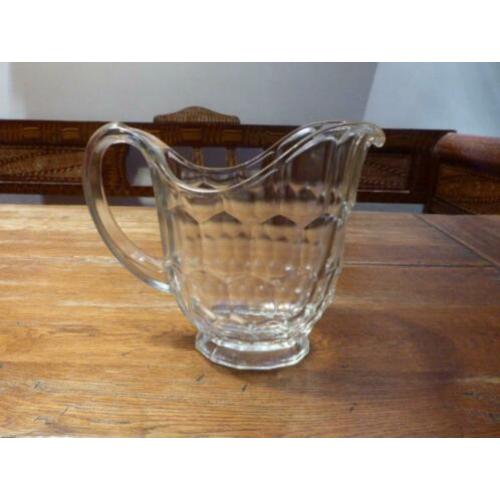 Art deco persglazen water kan