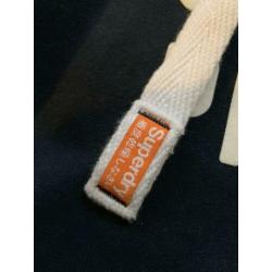 Superdry hoodie helemaal nieuw maat s donkerblauw winter