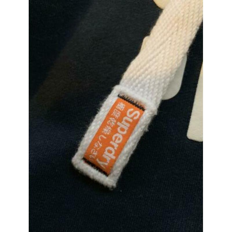 Superdry hoodie helemaal nieuw maat s donkerblauw winter