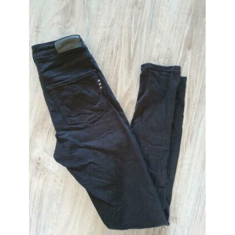 Scotch soda skinny jeans zwart maat 27 / 34