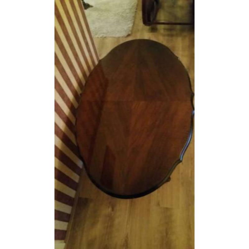 Antieke gelakt tafel salontafen queen anne stijl