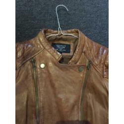 Leren Zara bikerjack S 36 ZGAN