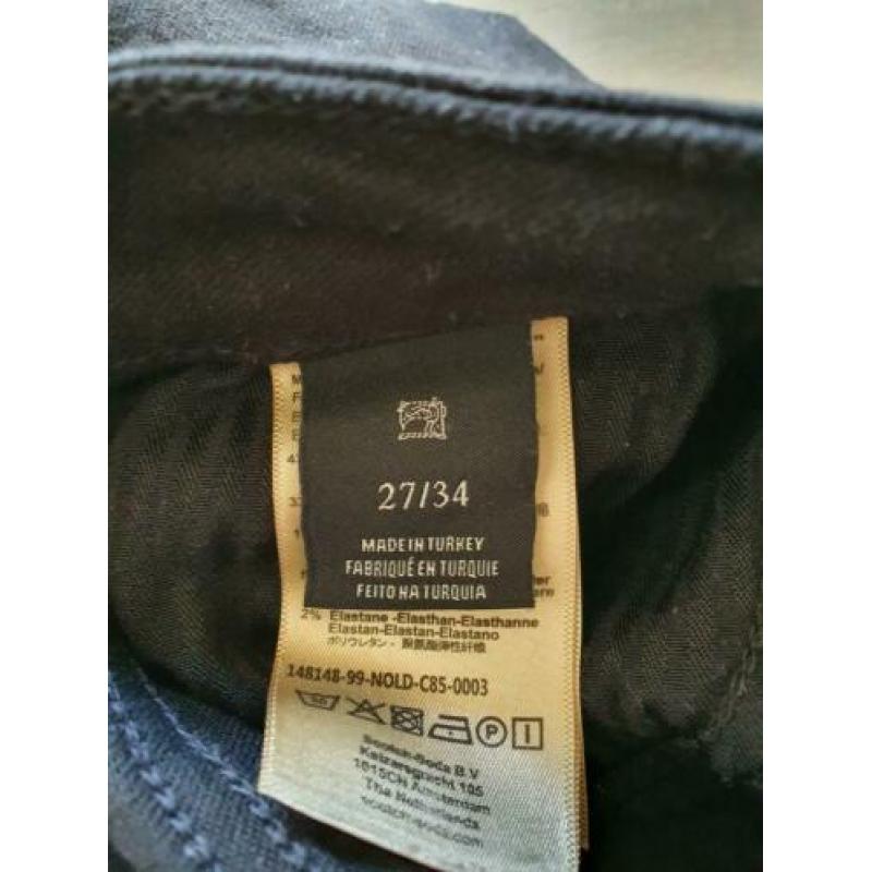 Scotch soda skinny jeans zwart maat 27 / 34