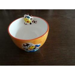 Servies met koeienprint