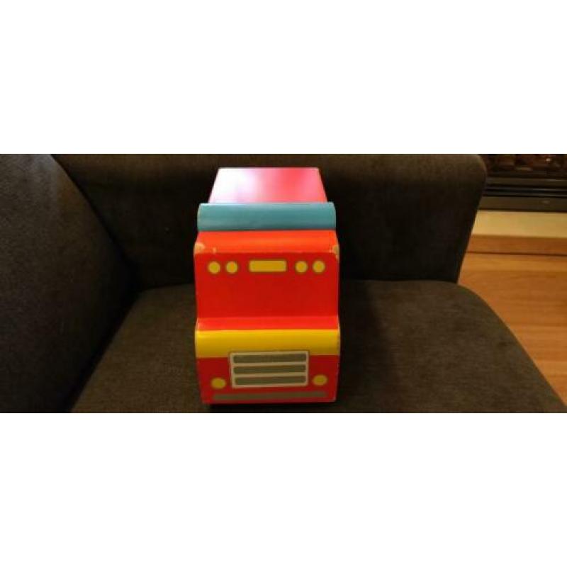 Houten brandweerauto