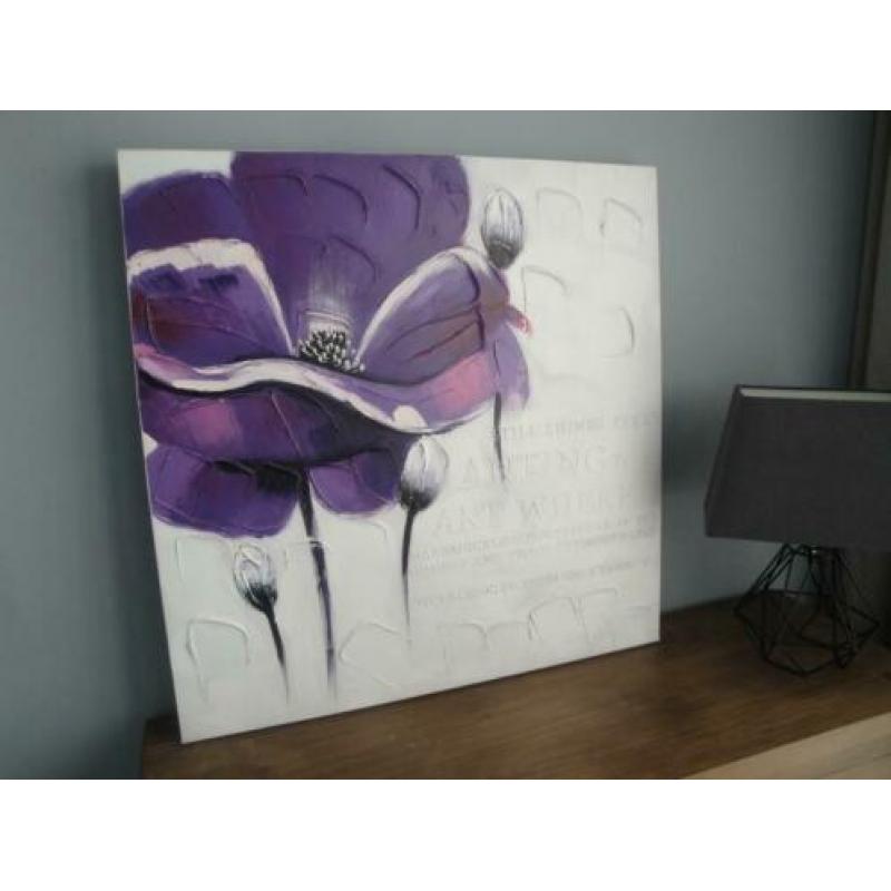 Leuk schilderij - 80 x 80 cm
