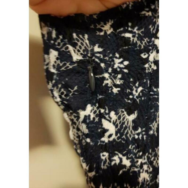 Esprit jurk donkerblauw maat M gevoerd in goede staat 38/40