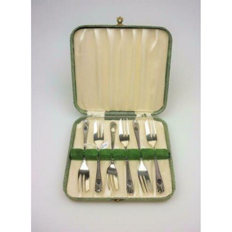 Opruiming Art Deco cassette 6 vorkjes / B2965