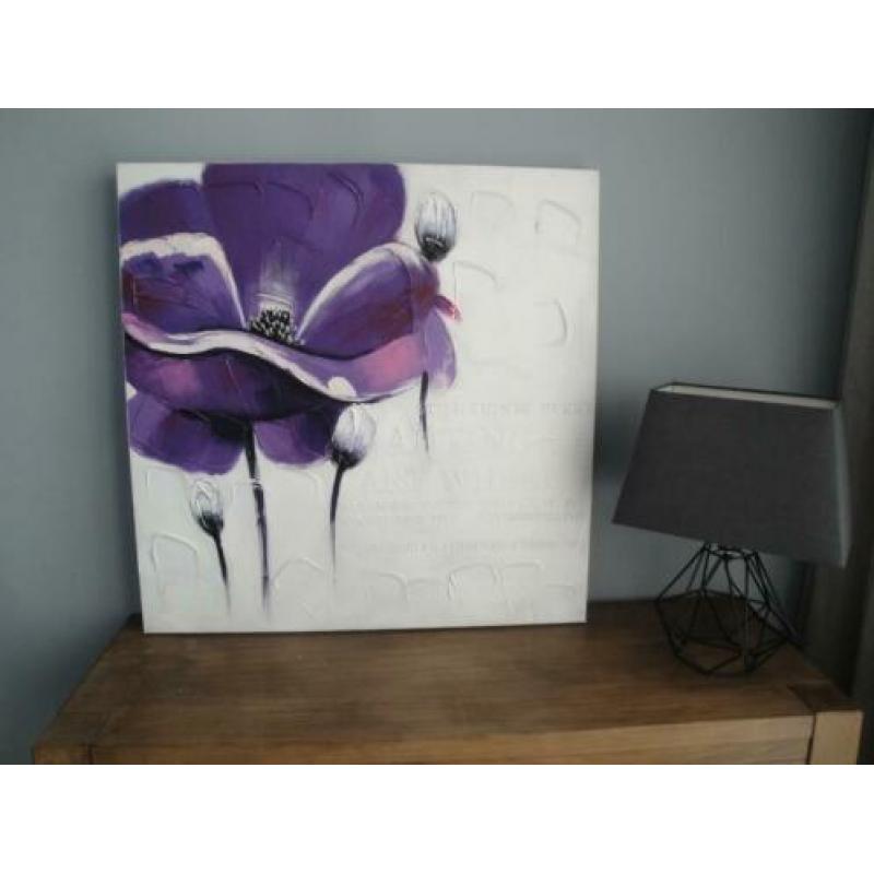 Leuk schilderij - 80 x 80 cm