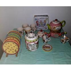 Blond Amsterdam ff bijkletsen 21 delig (thee)servies