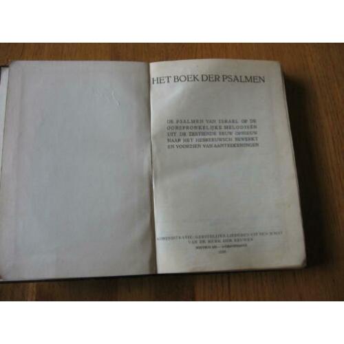 Het Boek Der Spalmen 1936