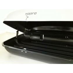 TE HUUR, dakkoffer Hapro Roady zilver, 450 liter