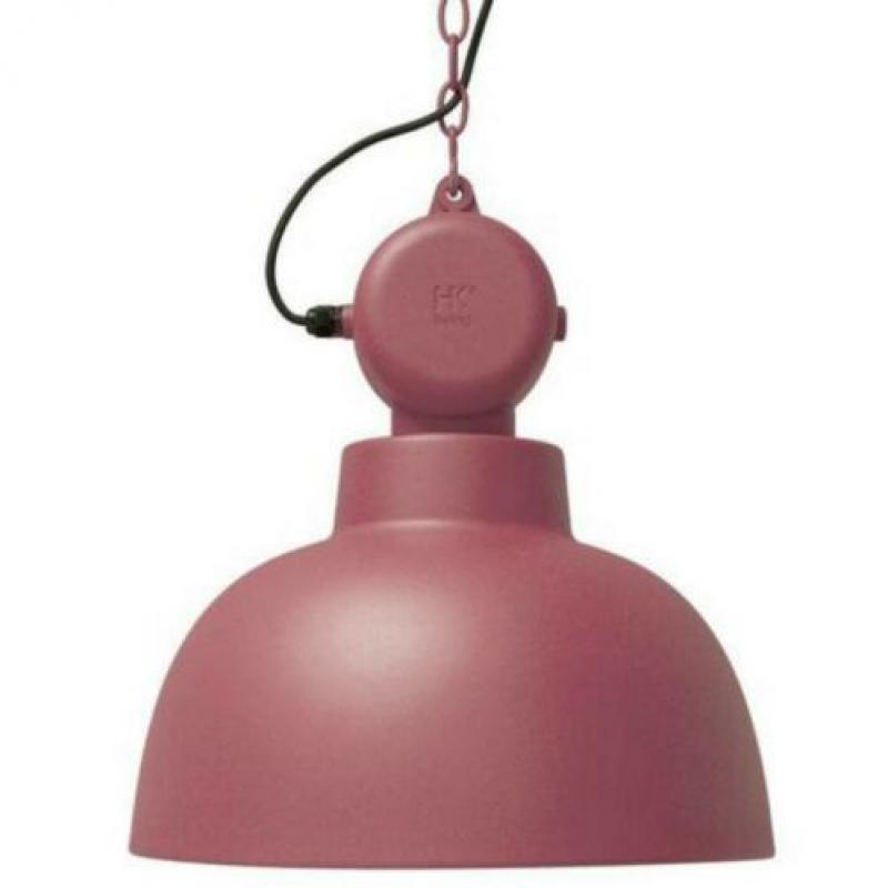 Roze rode eettafellamp hanglamp HKLiving Factory L
