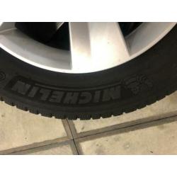 Originele set lm velgen, all-season banden, skoda superb