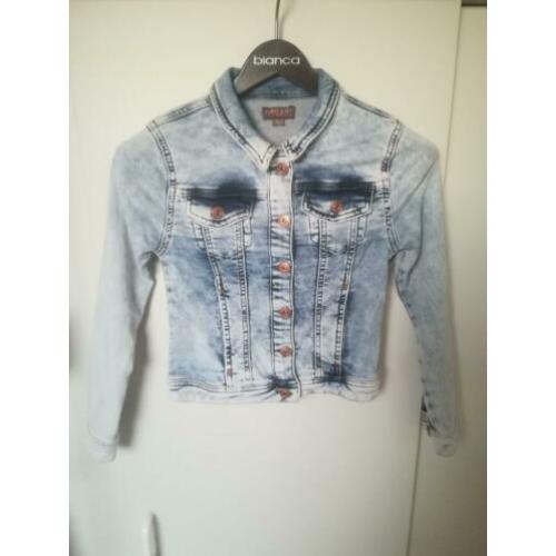 Gaaf jeans jasje van Cars, mt 8