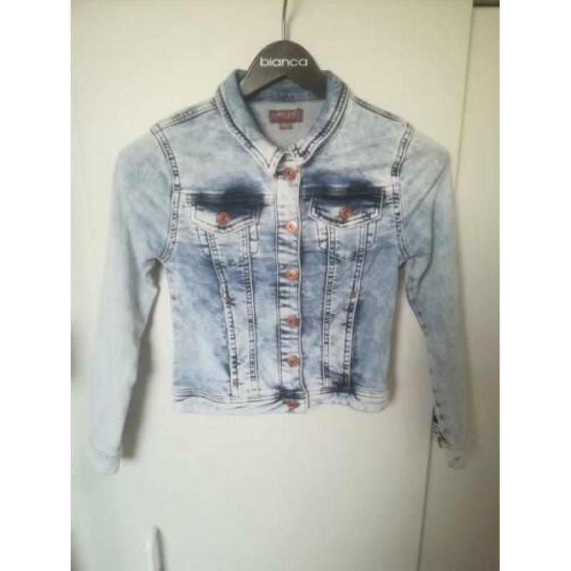 Gaaf jeans jasje van Cars, mt 8