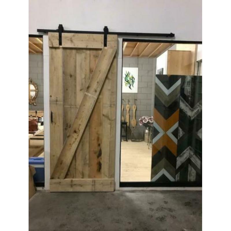 massief houten binnen/buiten/schuif/loft deuren,maatwerk
