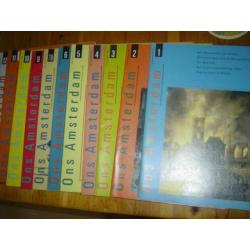 Ons Amsterdam Tijdschrift 3x 1982 en 10x 1992