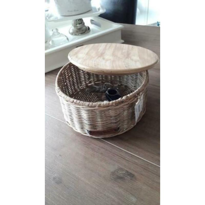Rivièra Maison Rustic Rattan Round Basket