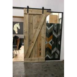 massief houten binnen/buiten/schuif/loft deuren,maatwerk