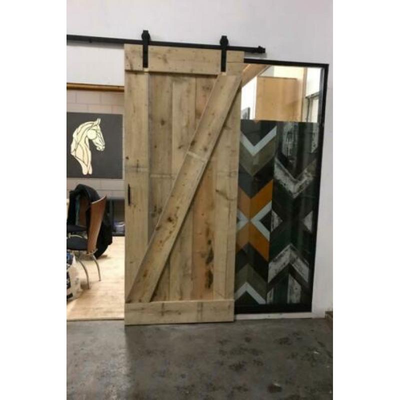 massief houten binnen/buiten/schuif/loft deuren,maatwerk