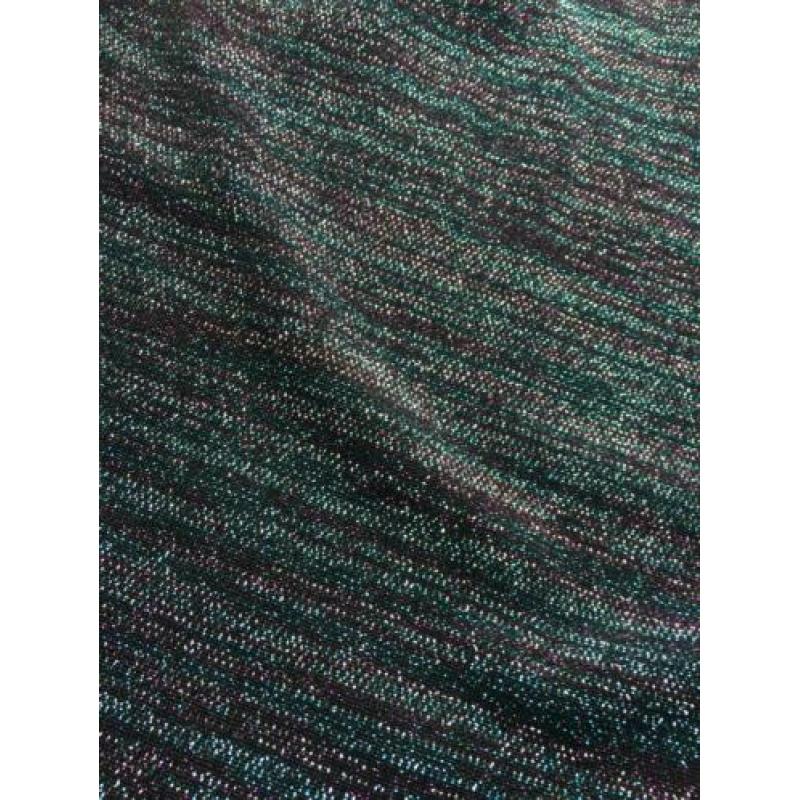 Y.A.S. lange jurk blauw mulitcolor glitter 38/ M 40/ L ZGAN