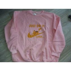 NIEUW Pokémon pikachu sweater maat 48 / 4xl Roze