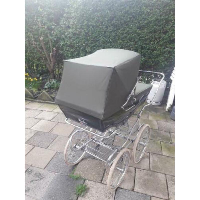 Kinderwagen silvercros kleur groen