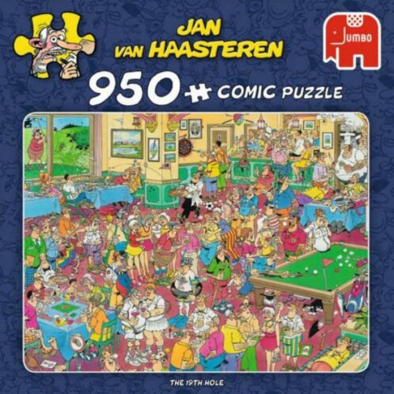 ruim 70 COMPLETE Jan van Haasteren puzzels 1000 st + NIEUW!