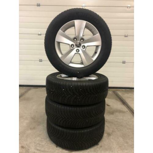 Originele set lm velgen, all-season banden, skoda superb