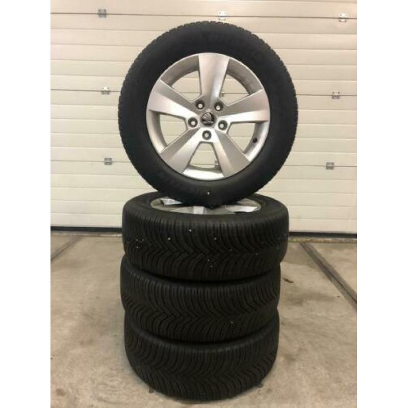 Originele set lm velgen, all-season banden, skoda superb