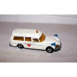 Vintage Majorette DS 21 Ambulance. 1/65. Zeldzaam.