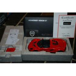 HENNESSEY VENOM GT red Autoart signature WRH