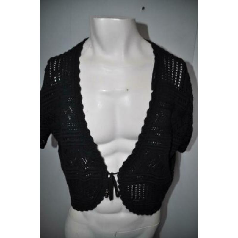 CV15 Zwart Bolero vestje maat 48 / 50