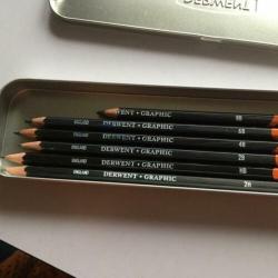 Derwent Graphic tekenpotloden, 6 soorten