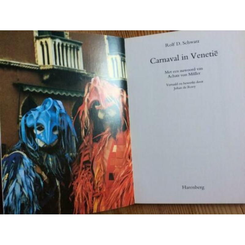Carnaval in Venetië - klein pocket boekje - NIEUW
